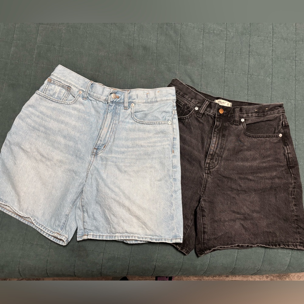 Madewell Baggy denim shorts sold as set